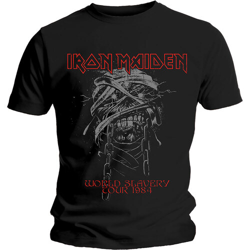 Iron Maiden Powerslave Eddie World Slavery 1984 Tour Shirt [Size: S]