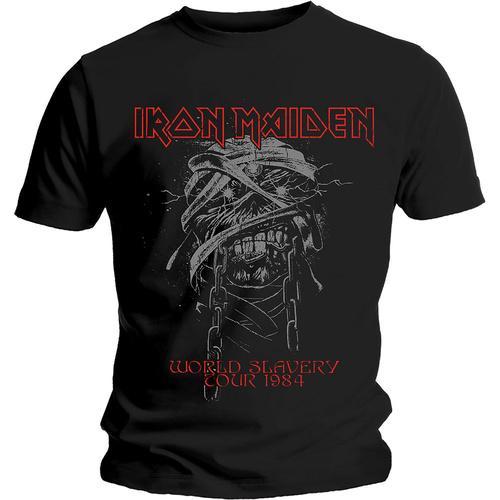 Iron Maiden Powerslave Eddie World Slavery 1984 Tour Shirt [Size: XL]