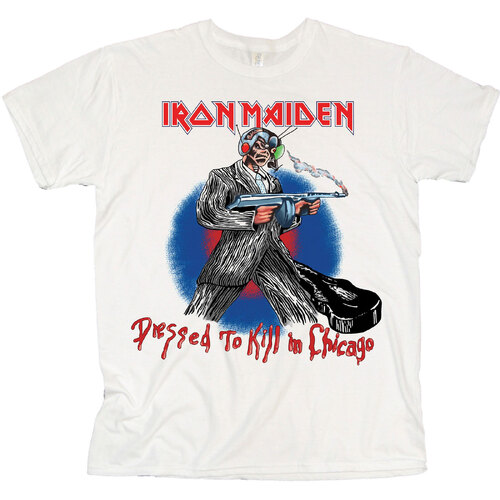 Iron Maiden Chicago Mutants White Shirt [Size: M]