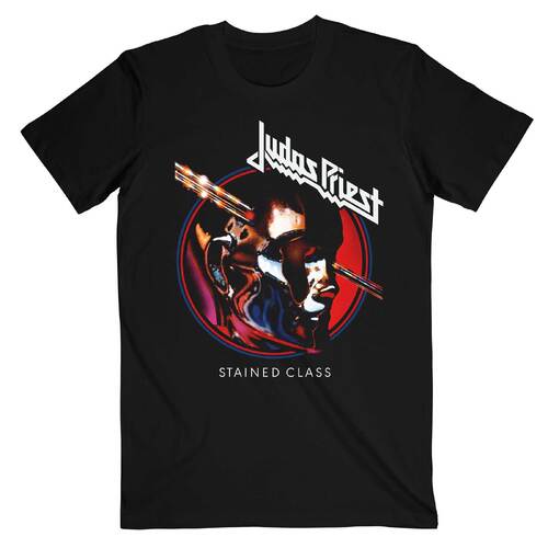 Judas Priest Stained Class Album Circle Shirt [Size: S]