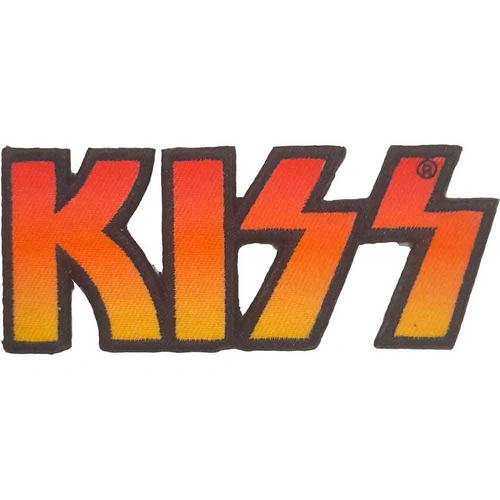 Kiss Cut Out Logo Patch