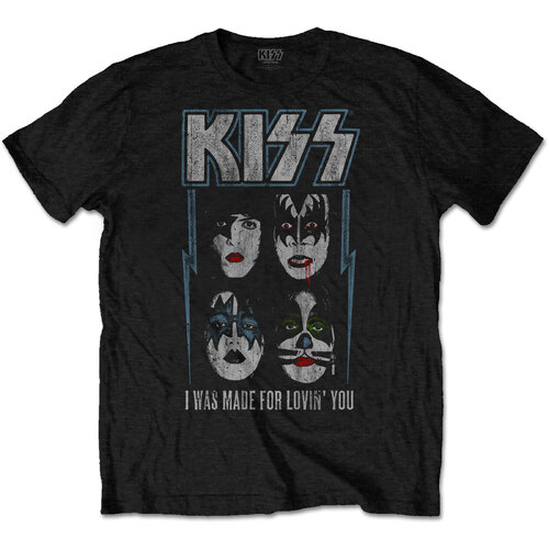 Kiss Dynasty I Was Made For Lovin You Shirt [Size: L]