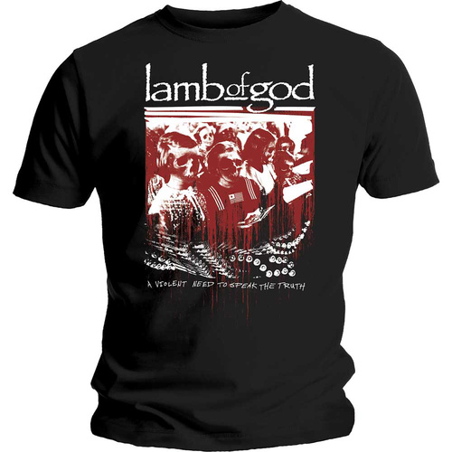 Lamb Of God Enough Is Enough Shirt [Size: XL]
