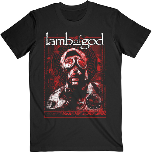 Lamb Of God Gas Mask Waves Shirt [Size: L]