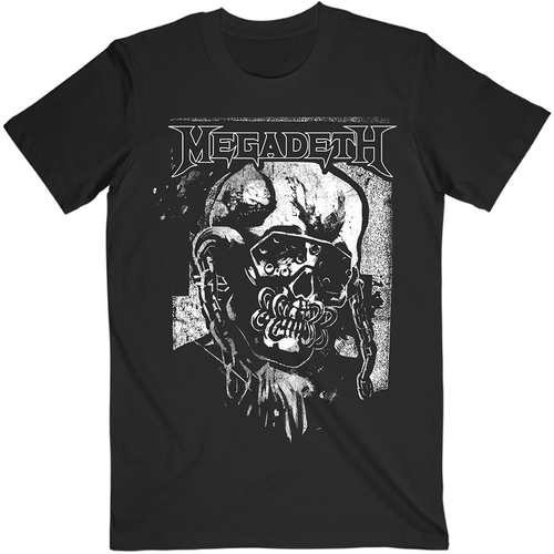 Megadeth White Hi Con Vic Shirt [Size: S]