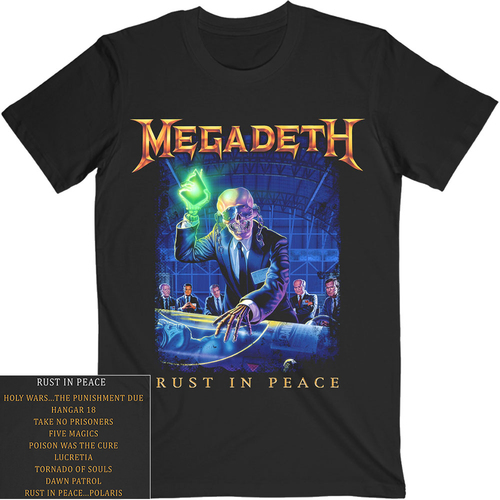 Megadeth Rust In Peace 30th Anniversary Shirt [Size: M]