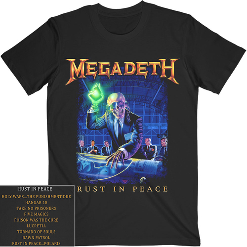 Megadeth Rust In Peace 30th Anniversary Shirt [Size: XL]