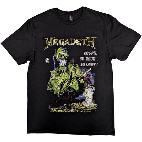 Megadeth So Far So Good So What Vintage Shirt [Size: XL]