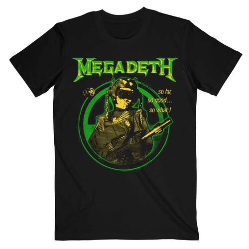 Megadeth So Far So Good So What High Contrast Shirt [Size: S]