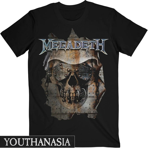 Megadeth Youthanasia Ripped Through Shirt [Size: M]