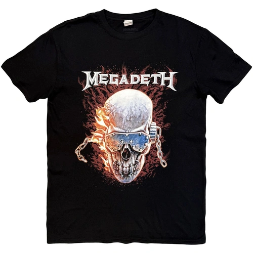 Megadeth Vic & Flames Shirt [Size: M]