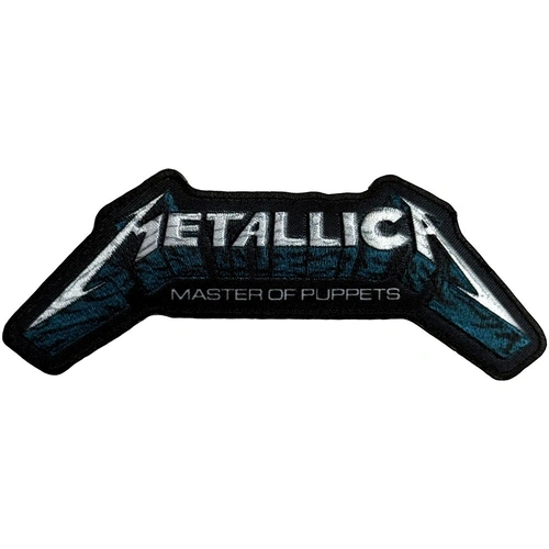 Metallica Master Of Puppets Blue Poster Logo Patch