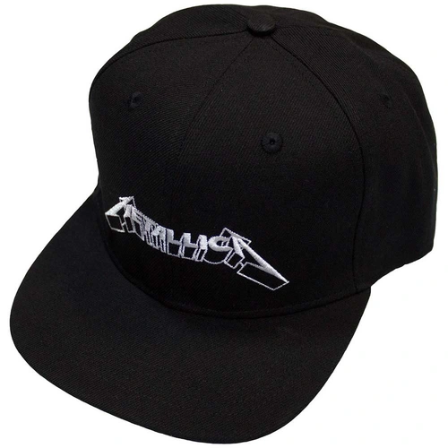 Metallica 3D Logo Black Snapback Cap Hat