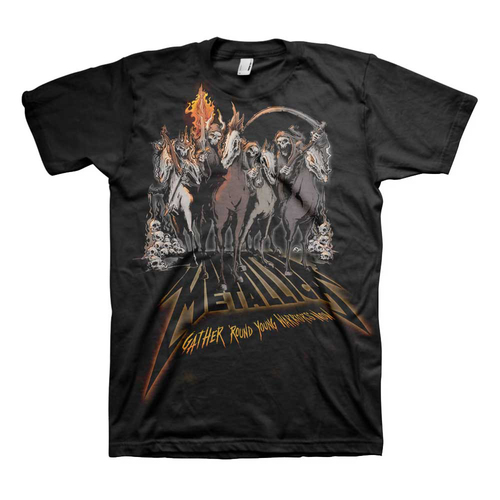 Metallica 40th Anniversary Horsemen Shirt [Size: S]