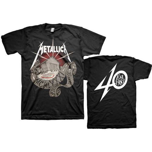 Metallica 40th Anniversary Garage Shirt [Size: S]