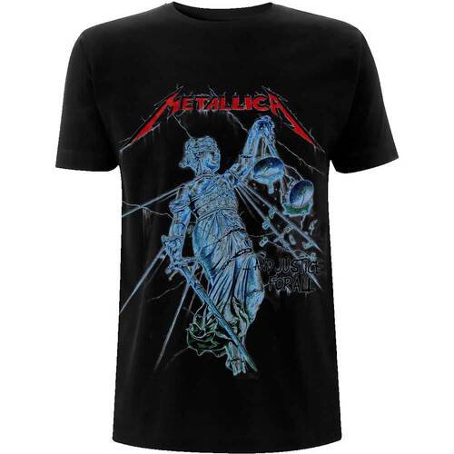 Metallica Blue Justice Shirt [Size: M]