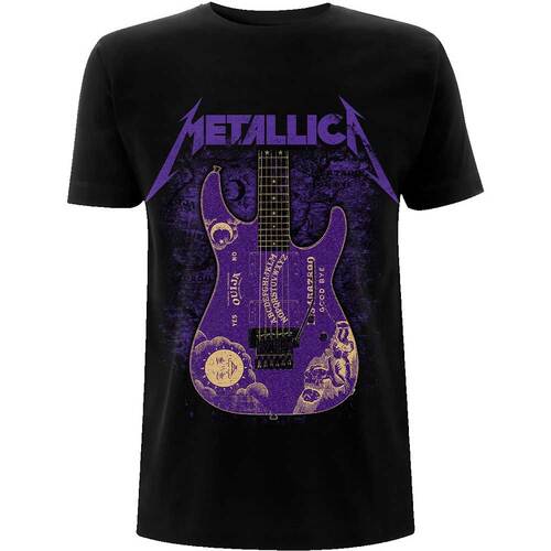 Metallica Kirk Hammett Ouija Purple Guitar Shirt [Size: L]