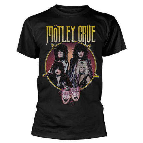 Motley Crue Theatre Of Pain Pentagram Photo  Shirt [Size: M]