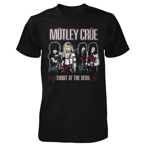 Motley Crue Shout At The Devil Black Shirt [Size: S]