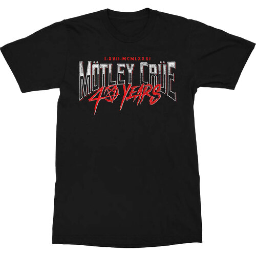 Motley Crue 40 Years Shirt [Size: M]