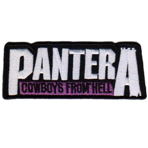 Pantera Cowboys From Hell Logo Patch