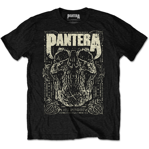 Pantera 101 Proof Skull Shirt [Size: S]
