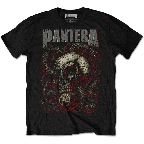 Pantera Serpent Skull Shirt [Size: M]