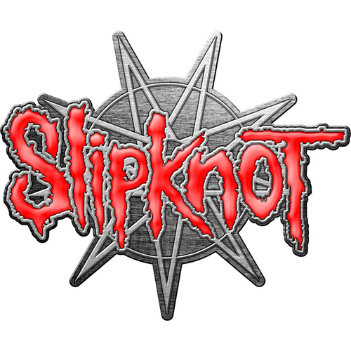 Slipknot 9 Pointed Star Metal Pin Badge