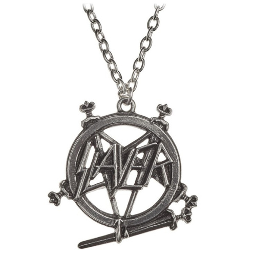 Slayer Pentagram Logo Pendant Necklace Alchemy Rocks