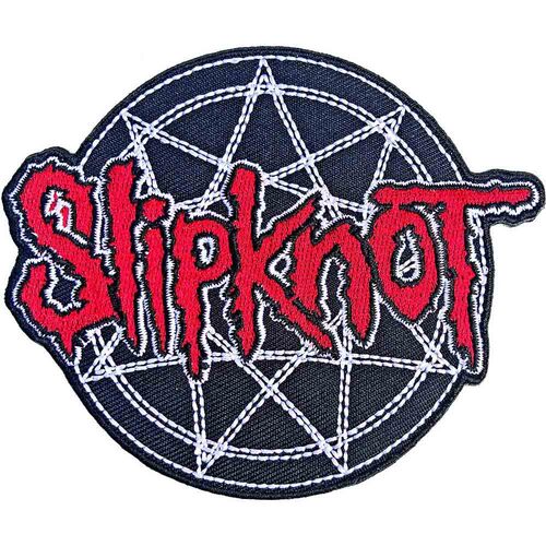 Slipknot Red Logo Over Nonogram Patch
