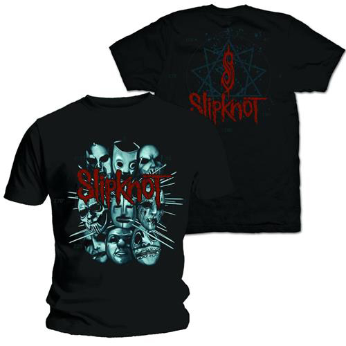 Slipknot Masks 2 Shirt [Size: M]