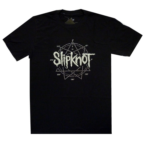Slipknot Logo Star Diamonte Shirt [Size: S]