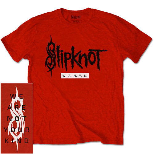 Slipknot WANYK Red Shirt [Size: XXL]