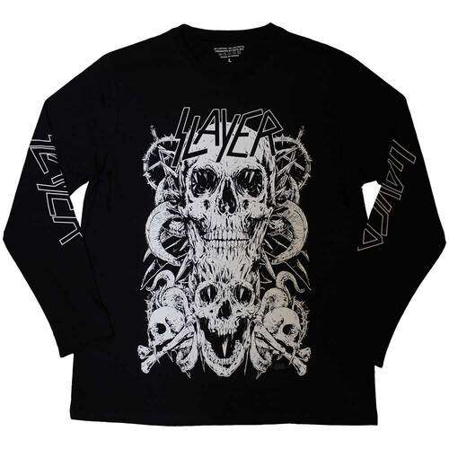 Slayer Dagger Skull Long Sleeve Shirt [Size: XL]