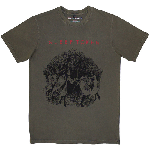 Sleep Token The Love You Want Green Wash Shirt [Size: S]