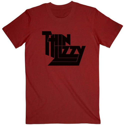Thin Lizzy Logo Red Shirt [Size: M]