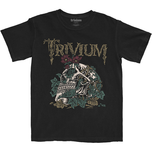 Trivium Skelly Flower Shirt [Size: S]
