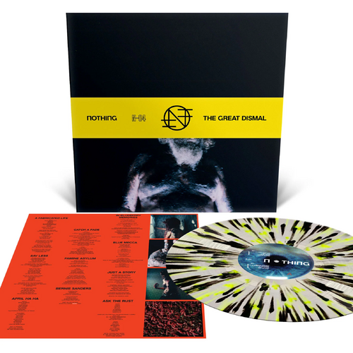 Nothing The Great Dismal Clear Splatter LP Vinyl Record