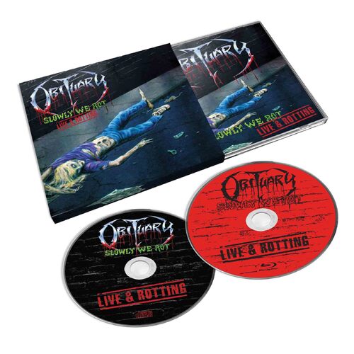 Obituary Slowly We Rot Live & Rotting CD Blu Ray