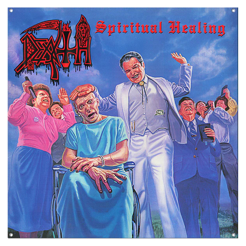 Death Spiritual Healing Eyelet Poster Flag