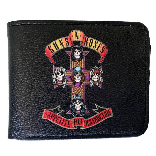 Guns N Roses Appetite For Destruction Cross Wallet