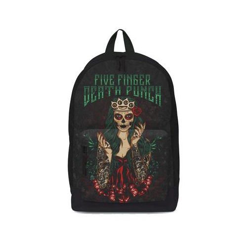 Five Finger Death Punch Day of the Dead Green Classic Backpack