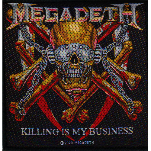 Megadeth Killing Is My Business Woven Patch