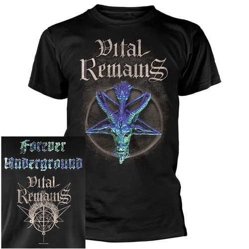 Vital Remains Forever Underground Black T-Shirt [Size: M]