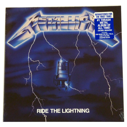 Metallica Ride The Lightning LP Remastered Vinyl Record