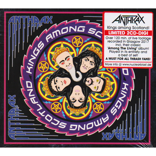 Anthrax Kings Among Scotland CD Digipak