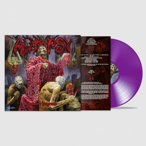 Autopsy Morbidity Triumphant Violet Colored Vinyl LP Record
