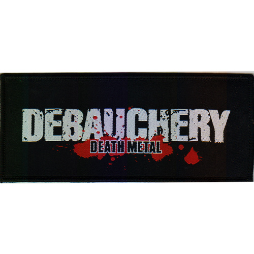 Debauchery Death Metal Logo Patch